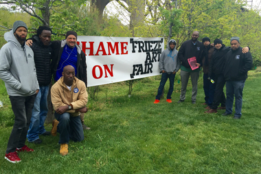 Union Protests Frieze Art Show for Second Day